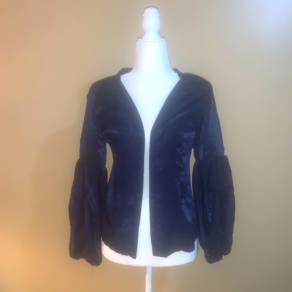 Royal Blue Button Down Blouse